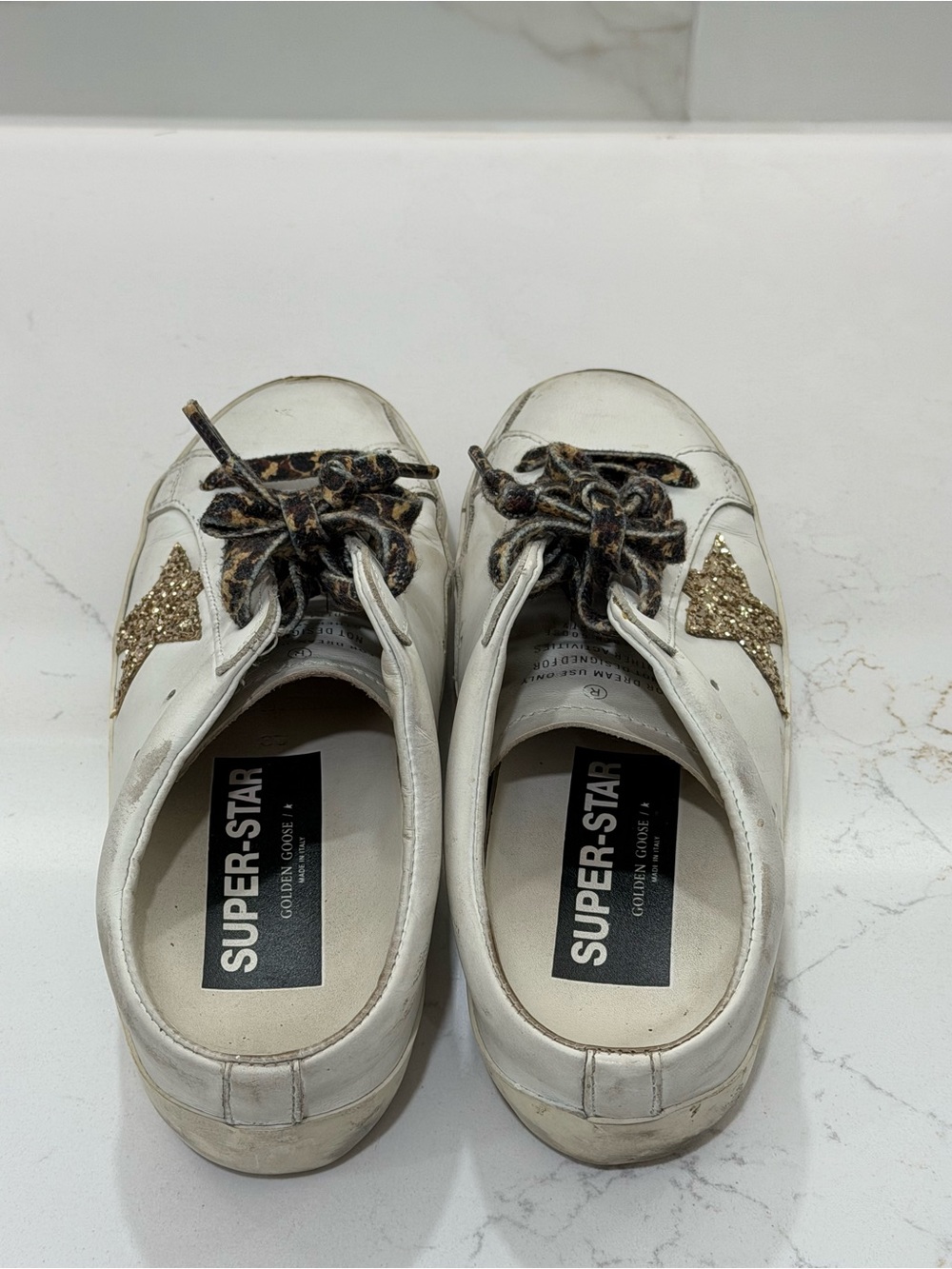 Golden Goose- Star White Leather Women's Sneakers - GGDB/Private Edition - Picture 6 of 9